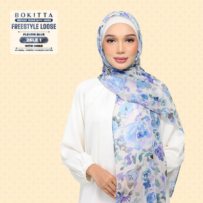 Bokitta Inspired Blossom Gateway In Fleurie Blue Collecion - Free Box