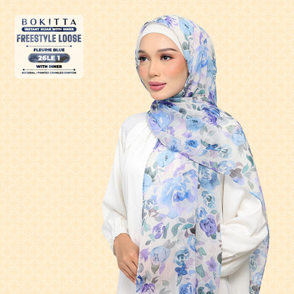 Bokitta Inspired Blossom Gateway In Fleurie Blue Collecion - Free Box