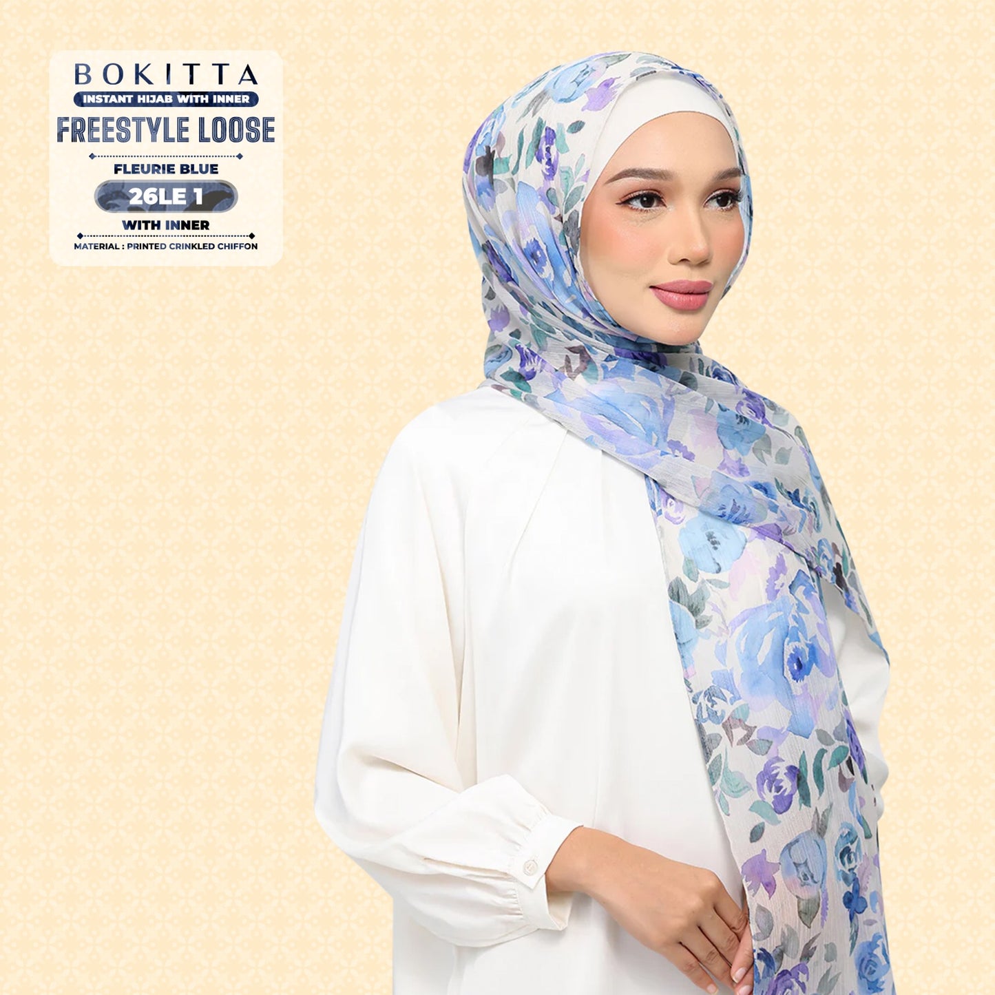 Bokitta Inspired Blossom Gateway In Fleurie Blue Collecion - Free Box