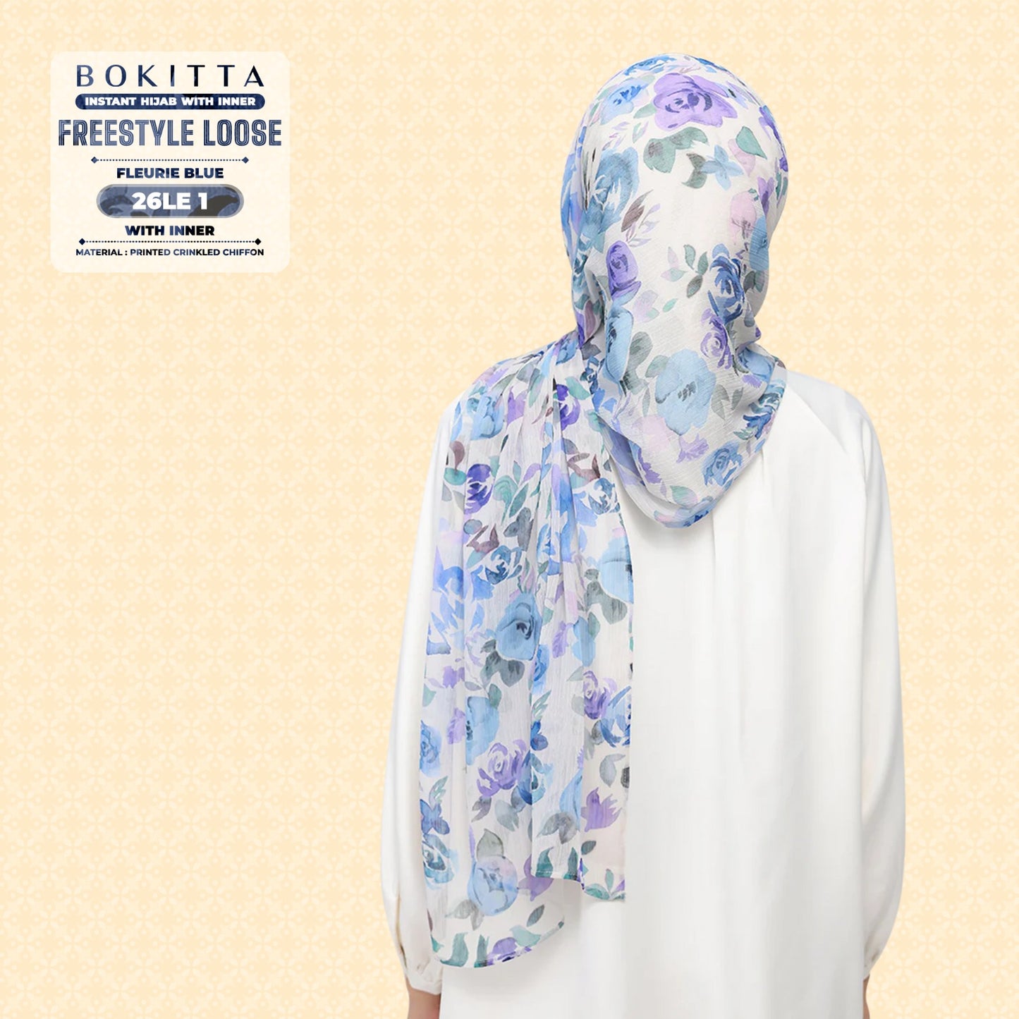 Bokitta Inspired Blossom Gateway In Fleurie Blue Collecion - Free Box