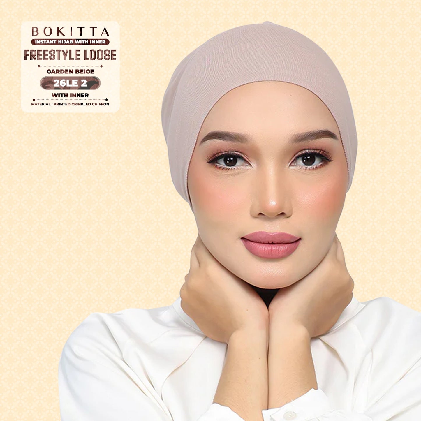 Bokitta Inspired Blossom Gateway In Garden Beige Collecion - Free Box