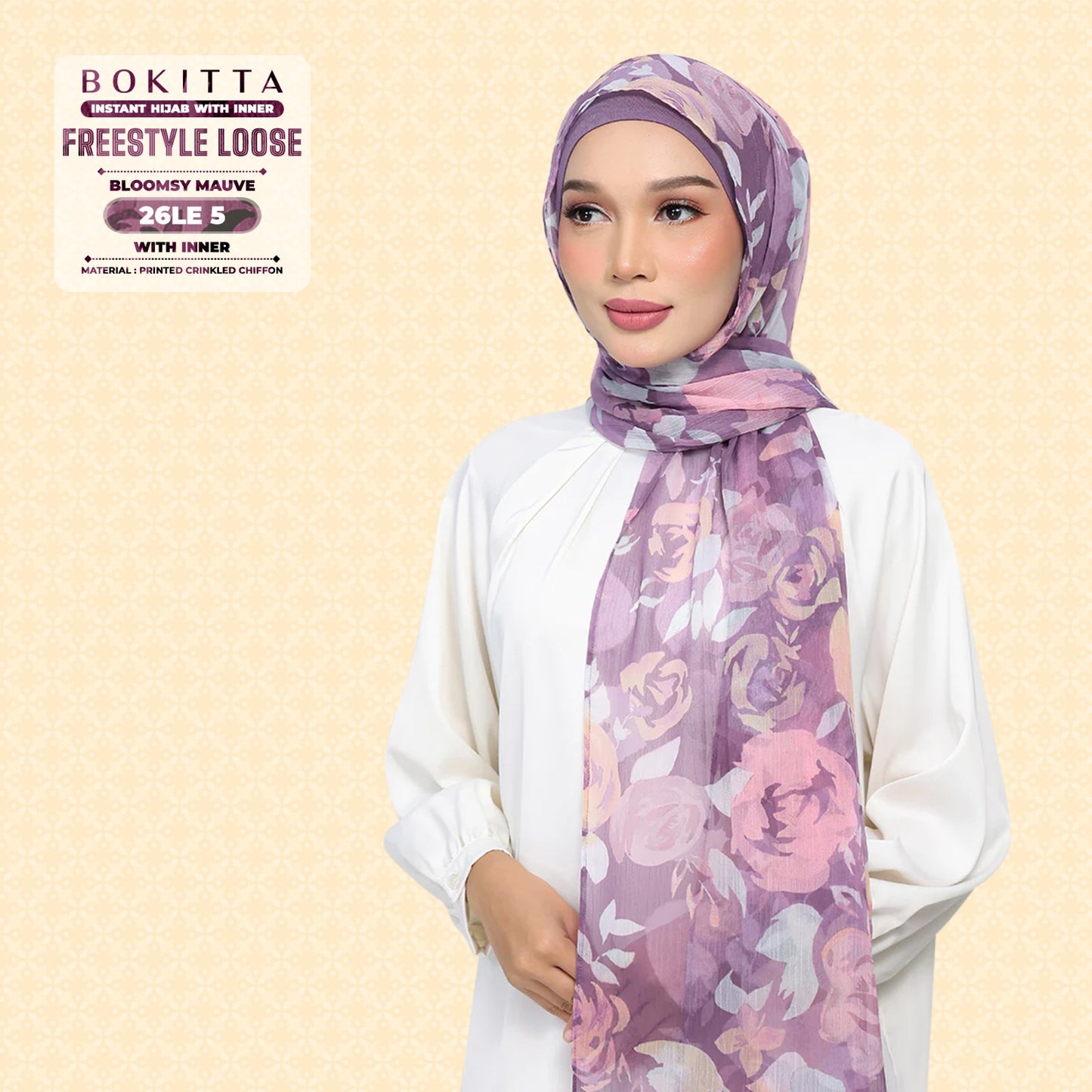 Bokitta Inspired Blossom Gateway In Bloomsy Mauve Collecion - Free Box