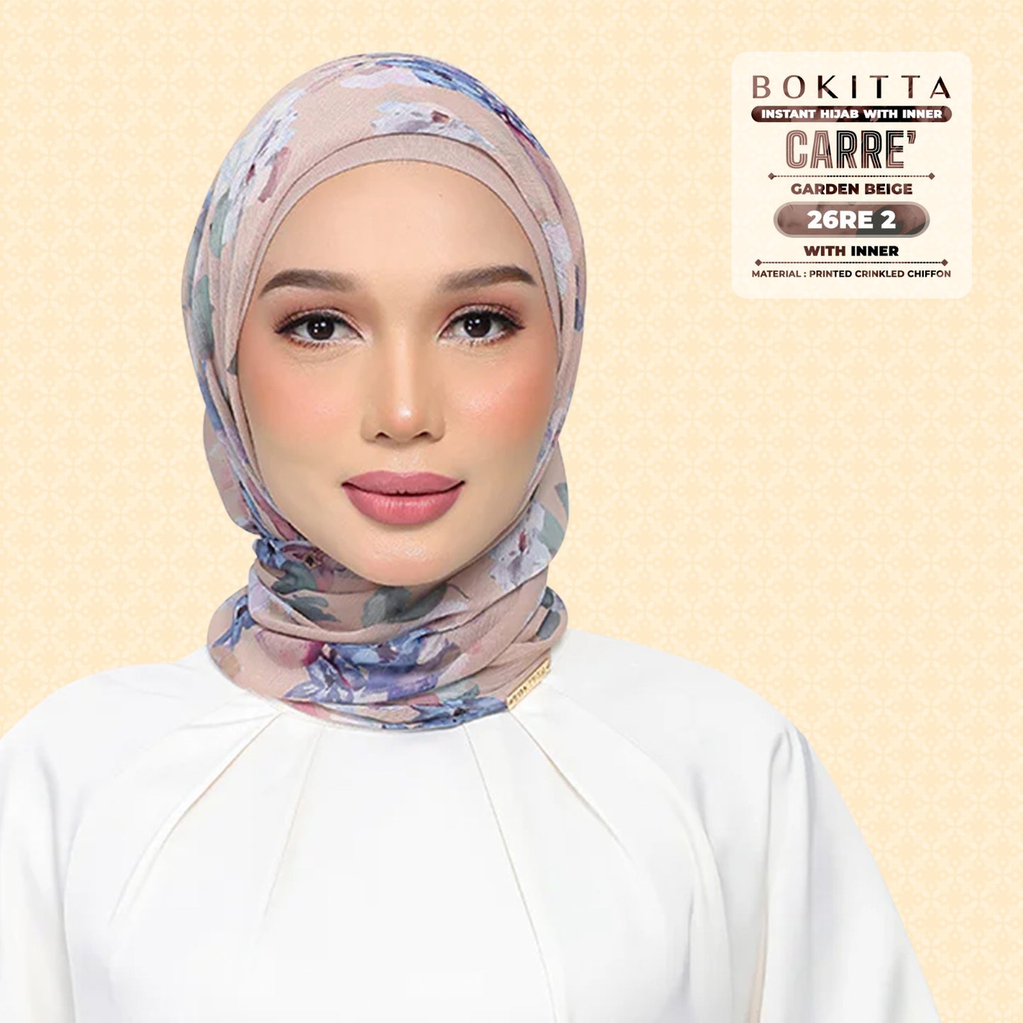 Bokitta Inspired Blossom Gateway In Garden Beige Collecion - Free Box