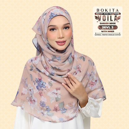 Bokitta Inspired Blossom Gateway In Garden Beige Collecion - Free Box