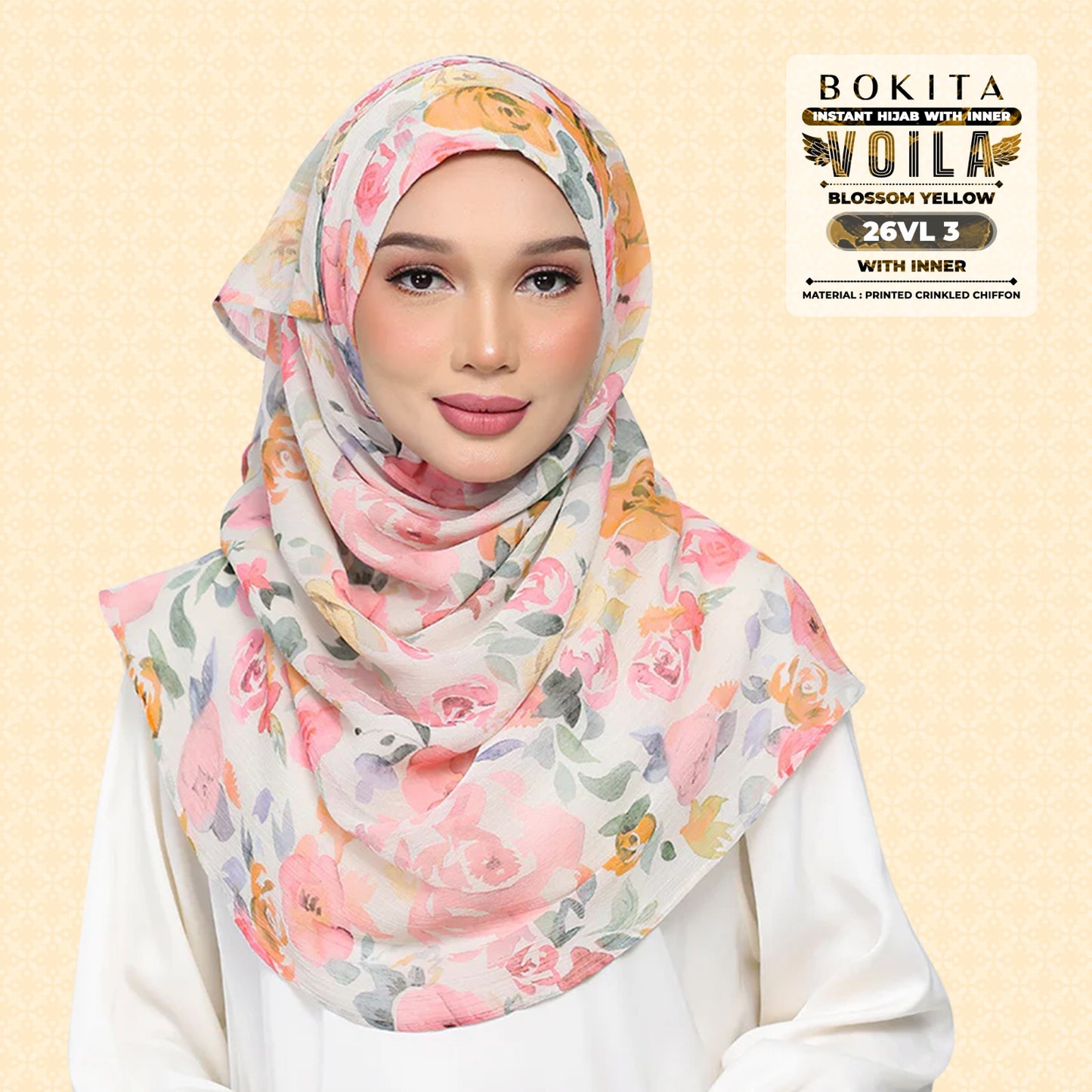 Bokitta Inspired Blossom Gateway In Blossom Yellow Collecion - Free Box