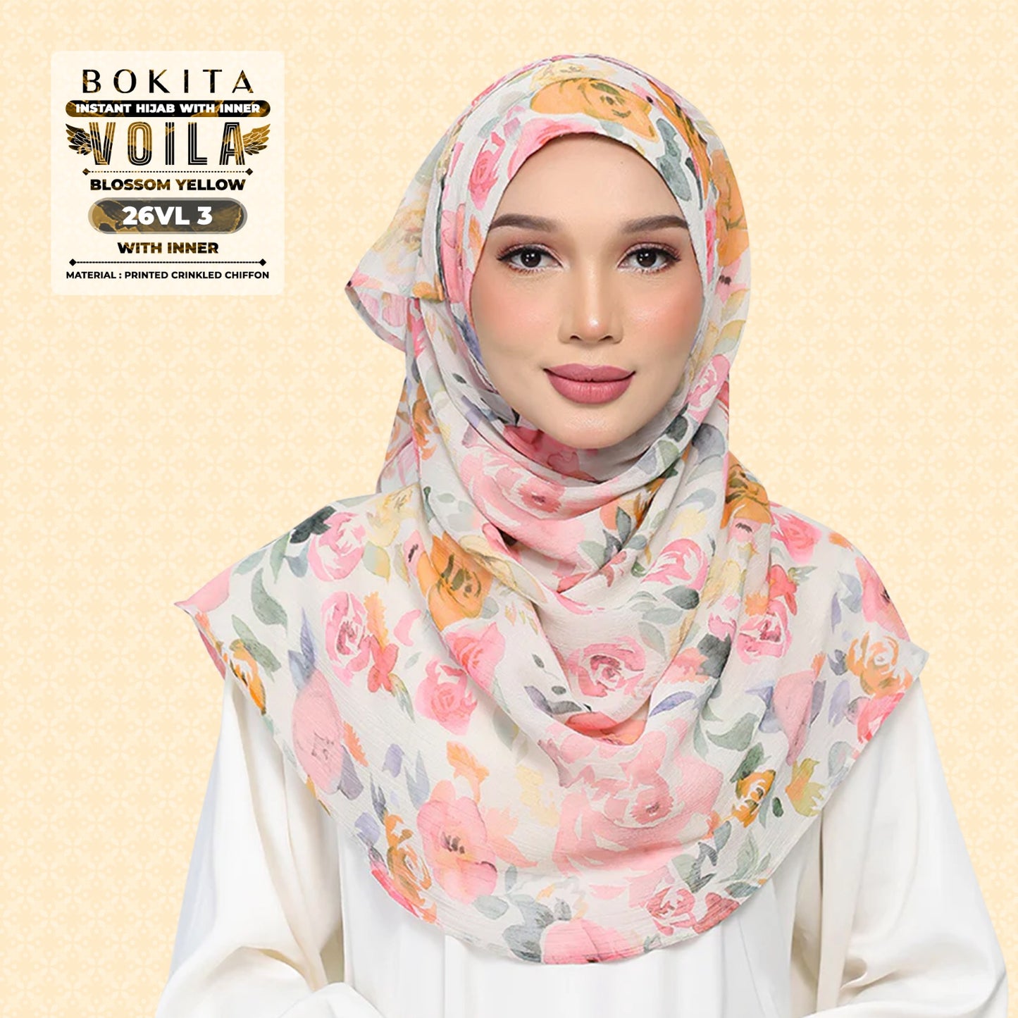 Bokitta Inspired Blossom Gateway In Blossom Yellow Collecion - Free Box