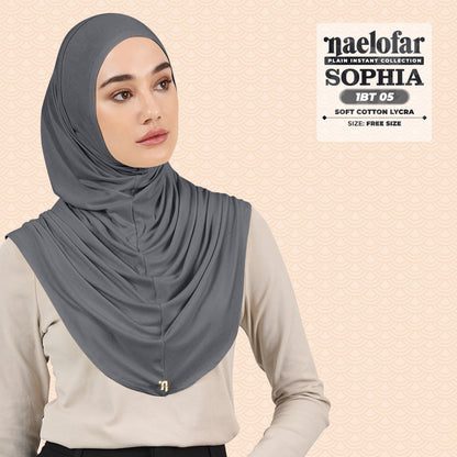 Naelofar Plain Sophia Instant Collection