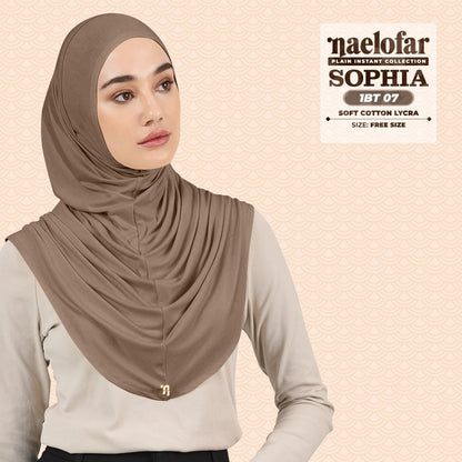 Naelofar Plain Sophia Instant Collection