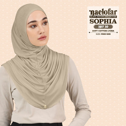Naelofar Plain Sophia Instant Collection