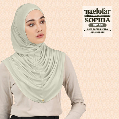 Naelofar Plain Sophia Instant Collection