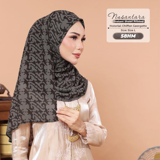 Hyat Inspired Instant Printed Nusantara Collection (58HM-58HX-58HU)