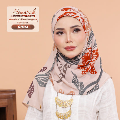 Hyat Inspired Instant Printed Semarak Collection (61HM-61HX-61HU)