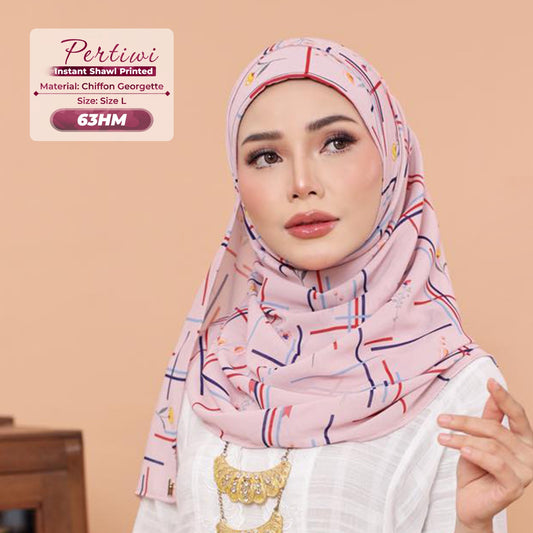 Hyat Inspired Instant Printed Pertiwi Collection (63HM-63HX-63HU)