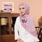Hyat Inspired Instant Printed Lesteri Pink Collection (59HM-59HX-59HU)