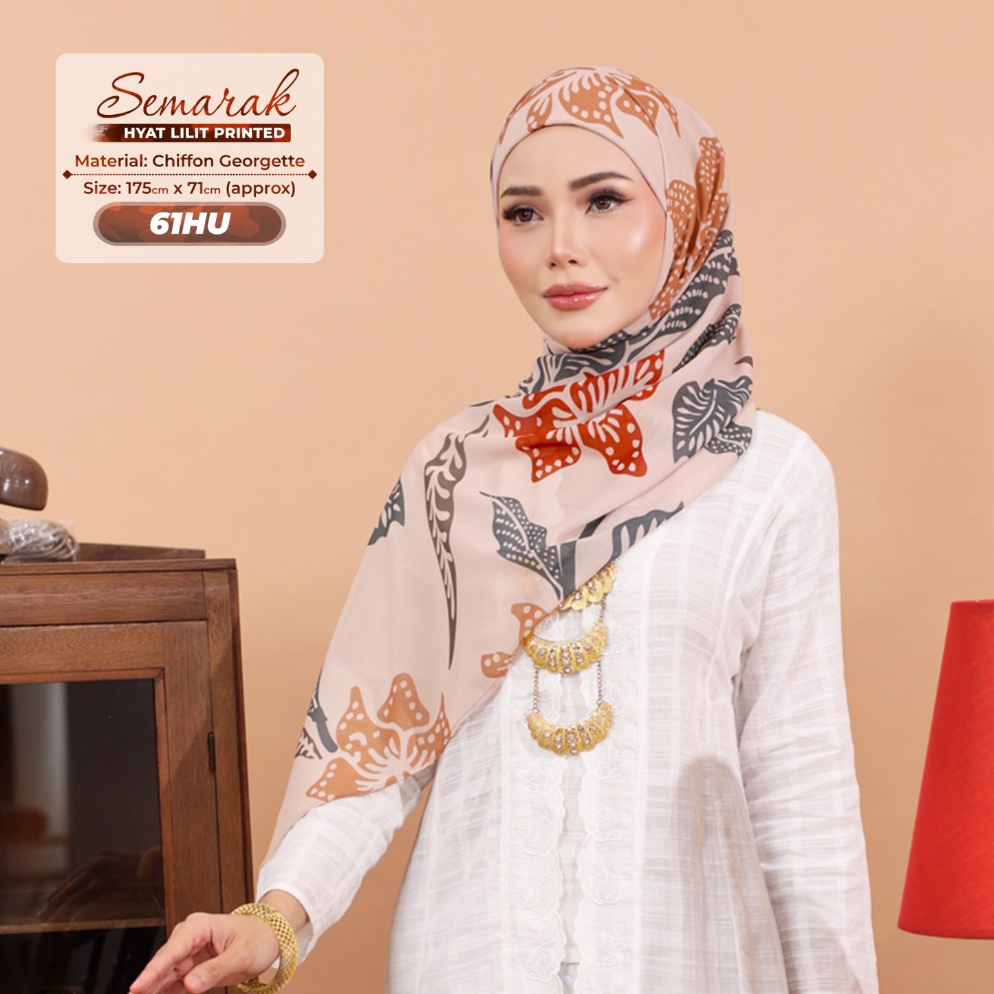 Hyat Inspired Instant Printed Semarak Collection (61HM-61HX-61HU)