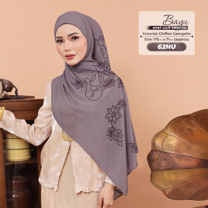 Hyat Inspired Instant Printed Bayu Collection (62HM-62HX-62HU)