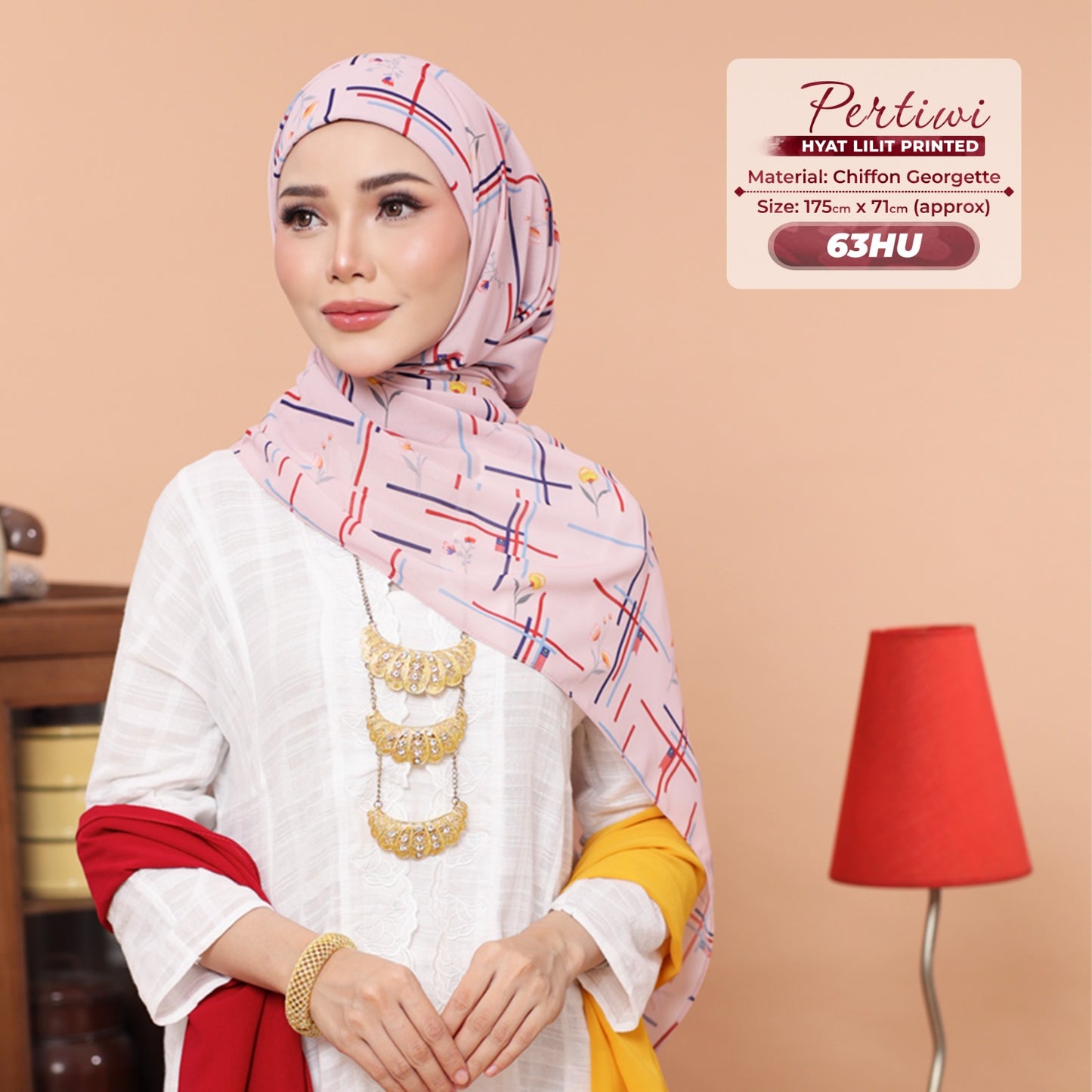 Hyat Inspired Instant Printed Pertiwi Collection (63HM-63HX-63HU)