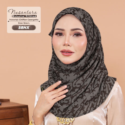 Hyat Inspired Instant Printed Nusantara Collection (58HM-58HX-58HU)