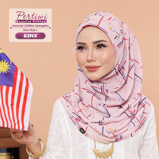 Hyat Inspired Instant Printed Pertiwi Collection (63HM-63HX-63HU)