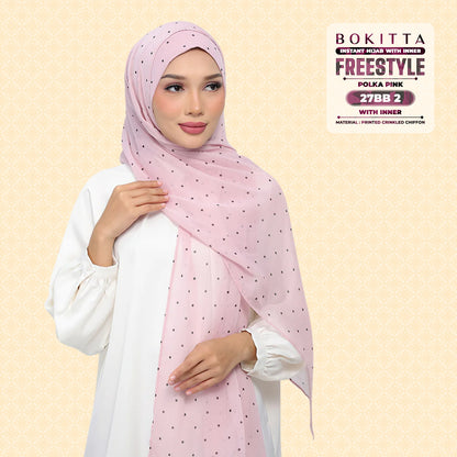 Bokitta Inspired Polka Pink Collecion - Free Box