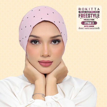 Bokitta Inspired Polka Pink Collecion - Free Box