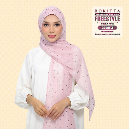 Bokitta Inspired Polka Pink Collecion - Free Box