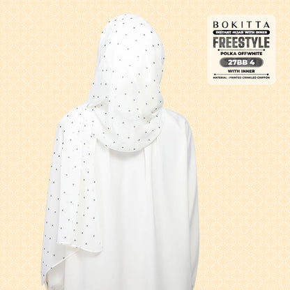 Bokitta Inspired Polka Offwhite Collecion - Free Box