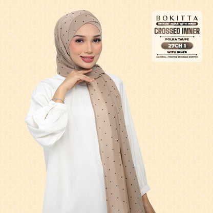 Bokitta Inspired Polka Taupe Collecion - Free Box