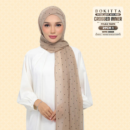 Bokitta Inspired Polka Taupe Collecion - Free Box