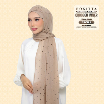 Bokitta Inspired Polka Taupe Collecion - Free Box