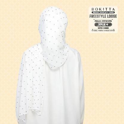 Bokitta Inspired Polka Offwhite Collecion - Free Box
