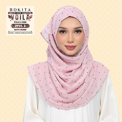 Bokitta Inspired Polka Pink Collecion - Free Box