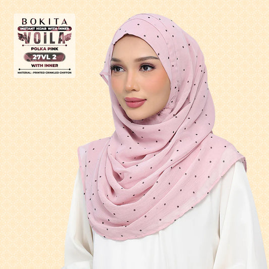 Bokitta Inspired Polka Pink Collecion - Free Box
