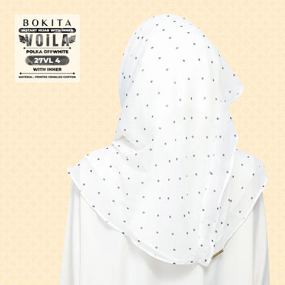 Bokitta Inspired Polka Offwhite Collecion - Free Box