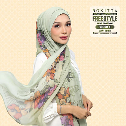 Bokitta Inspired Mint Blossoms Collecion - Free Box