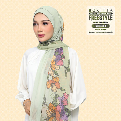 Bokitta Inspired Mint Blossoms Collecion - Free Box
