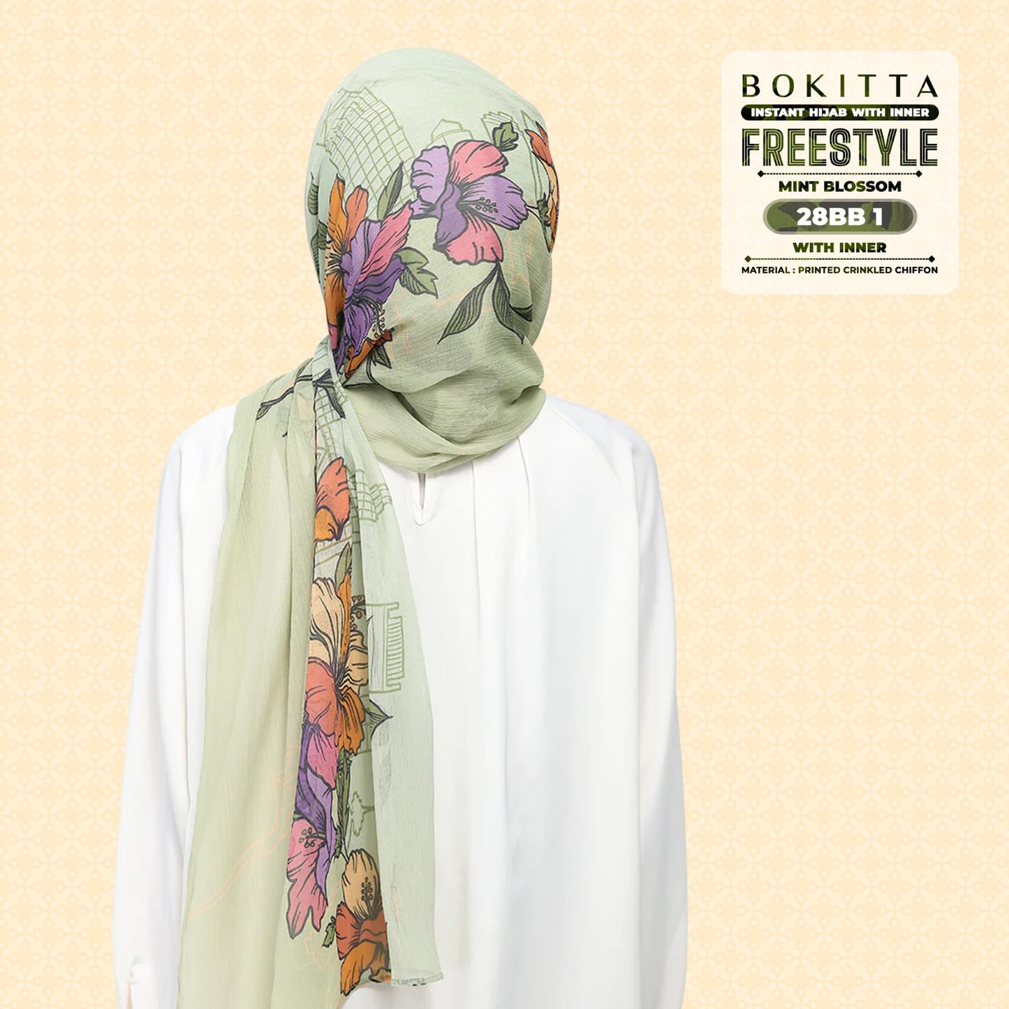 Bokitta Inspired Mint Blossoms Collecion - Free Box
