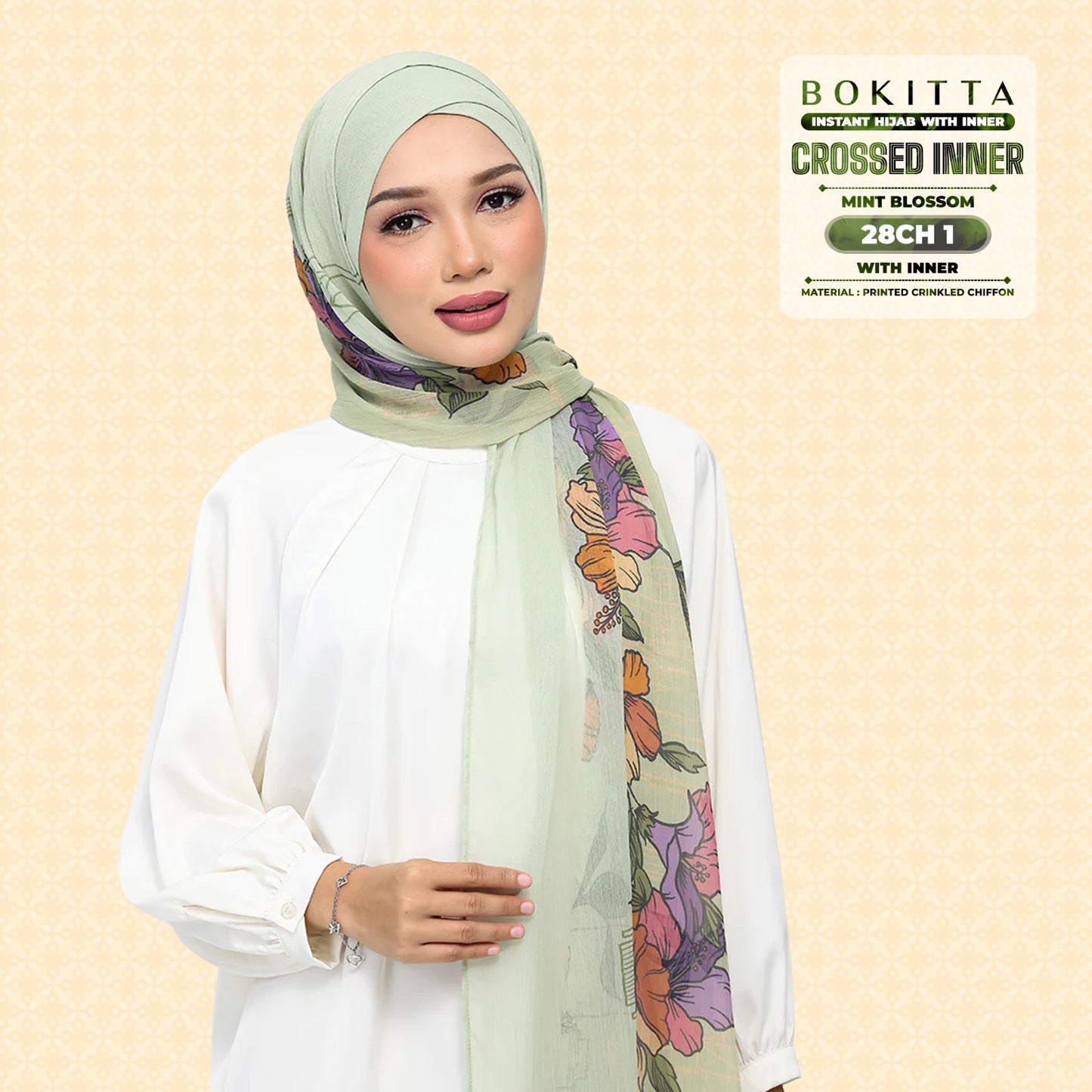 Bokitta Inspired Mint Blossoms Collecion - Free Box