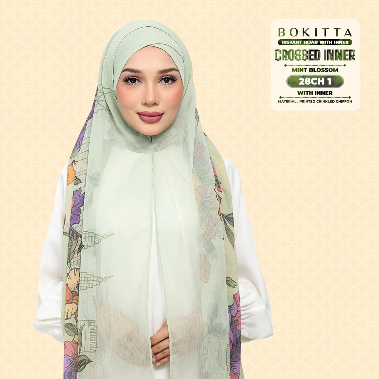 Bokitta Inspired Mint Blossoms Collecion - Free Box