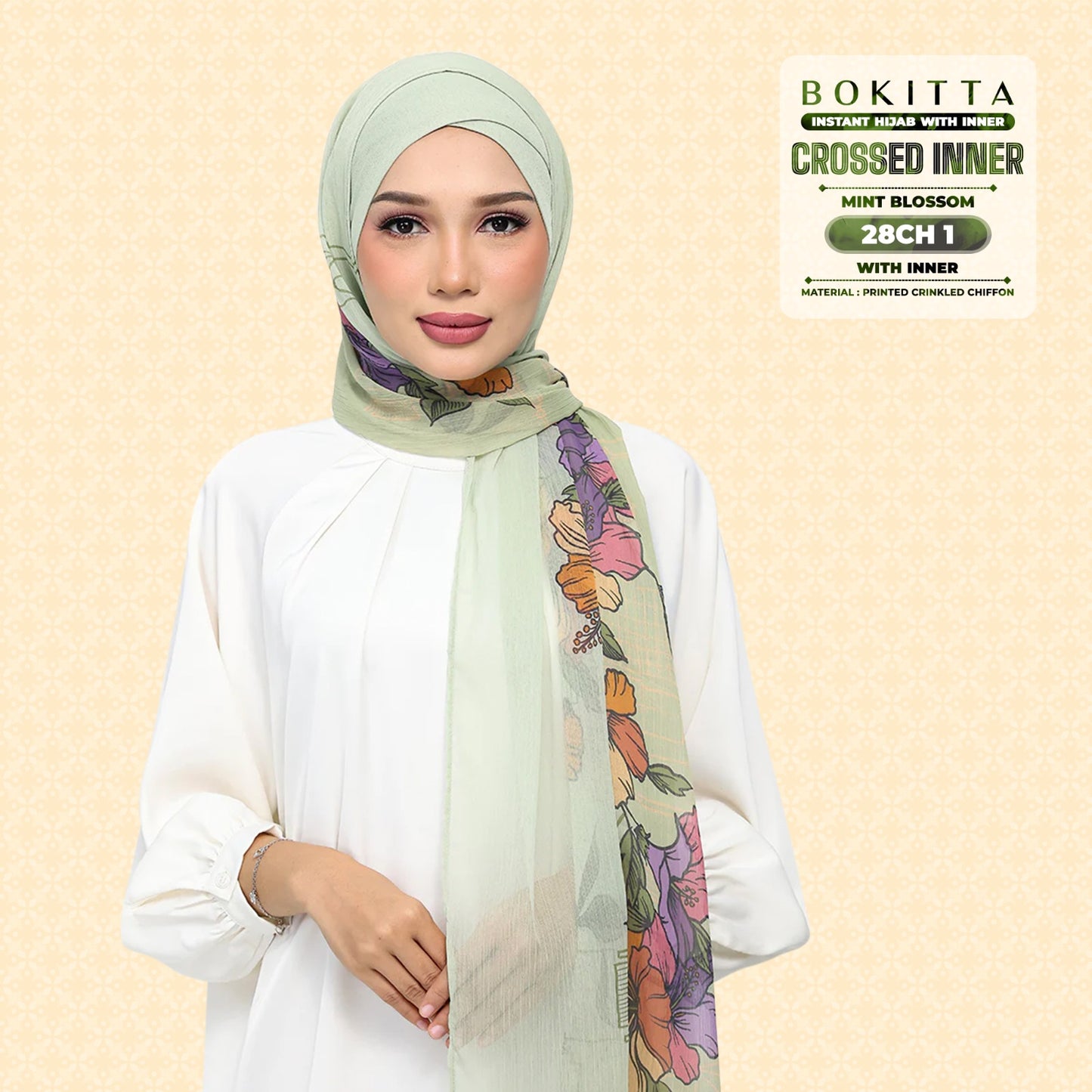 Bokitta Inspired Mint Blossoms Collecion - Free Box