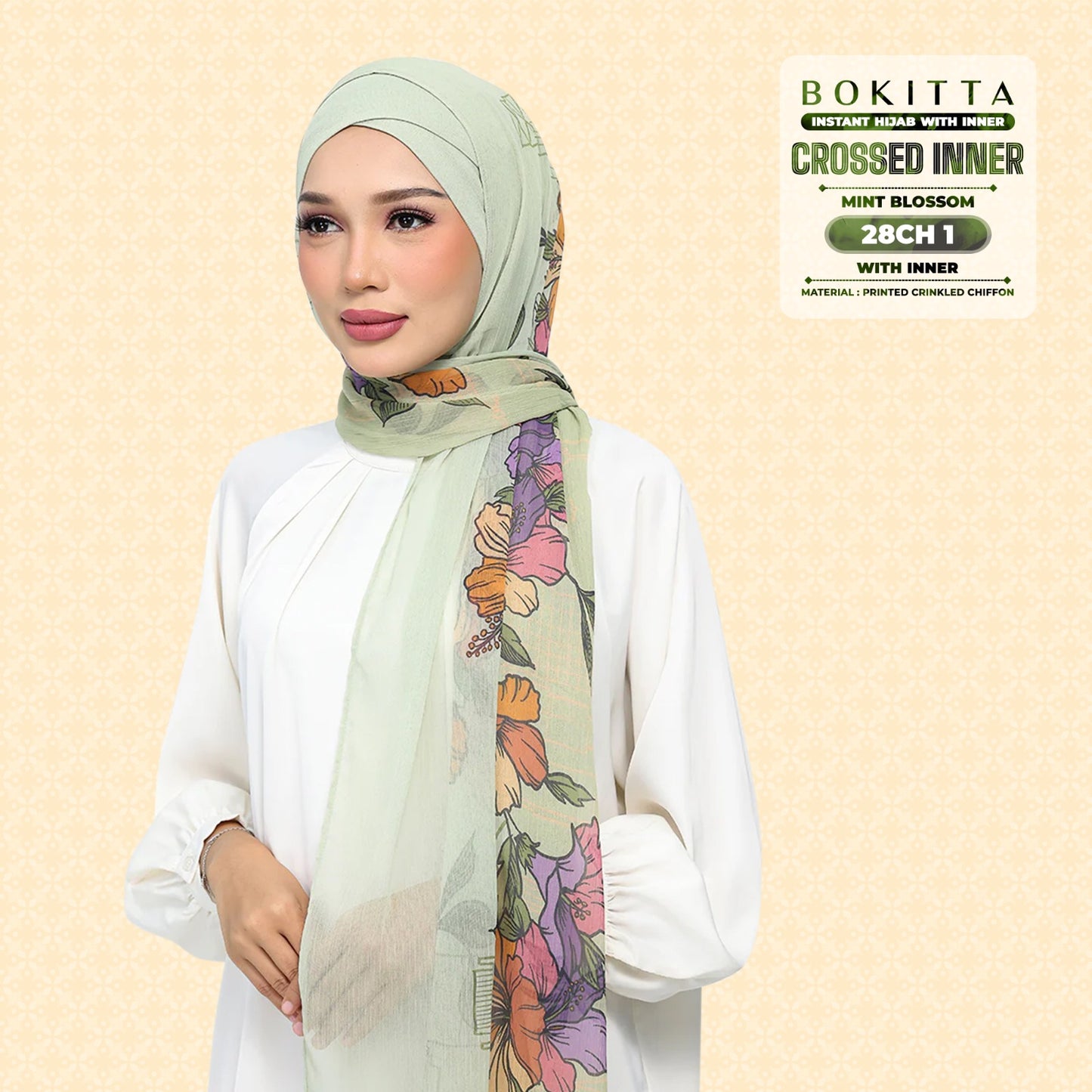 Bokitta Inspired Mint Blossoms Collecion - Free Box