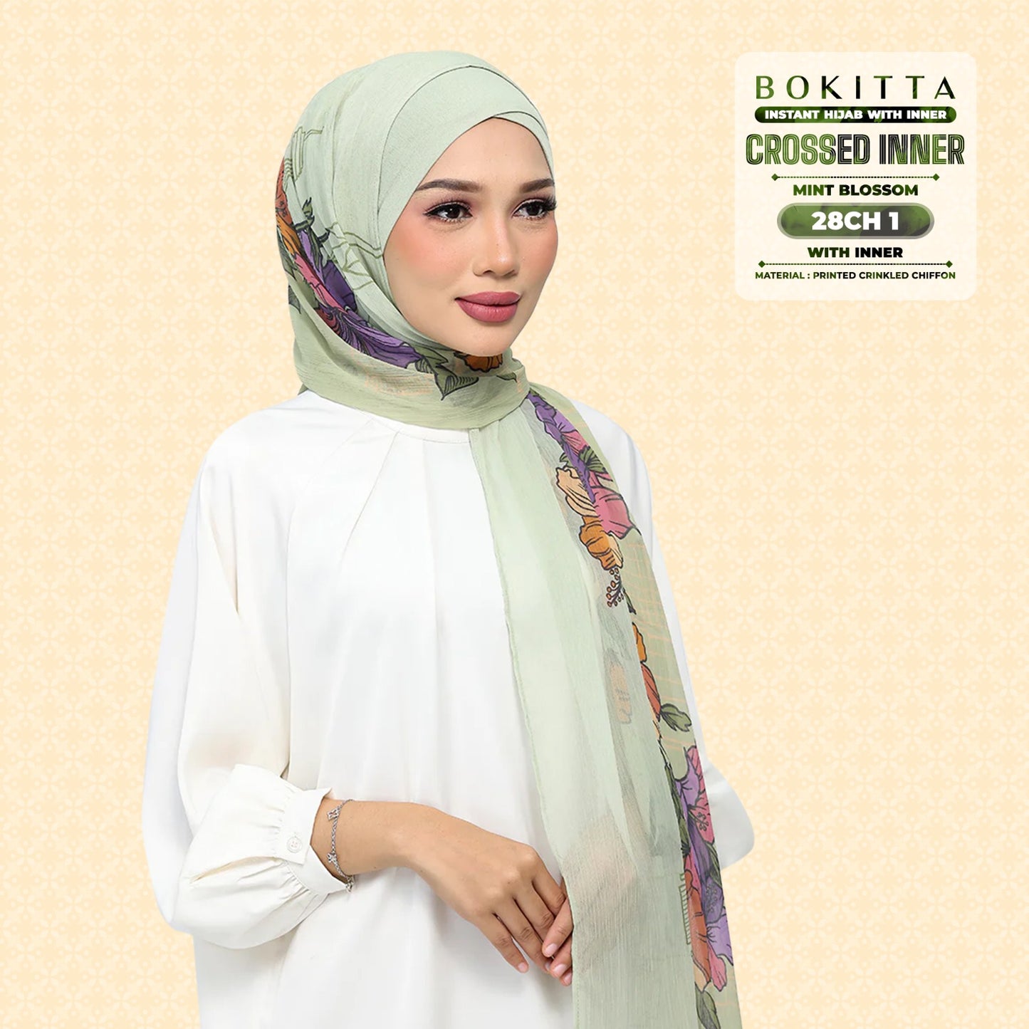 Bokitta Inspired Mint Blossoms Collecion - Free Box