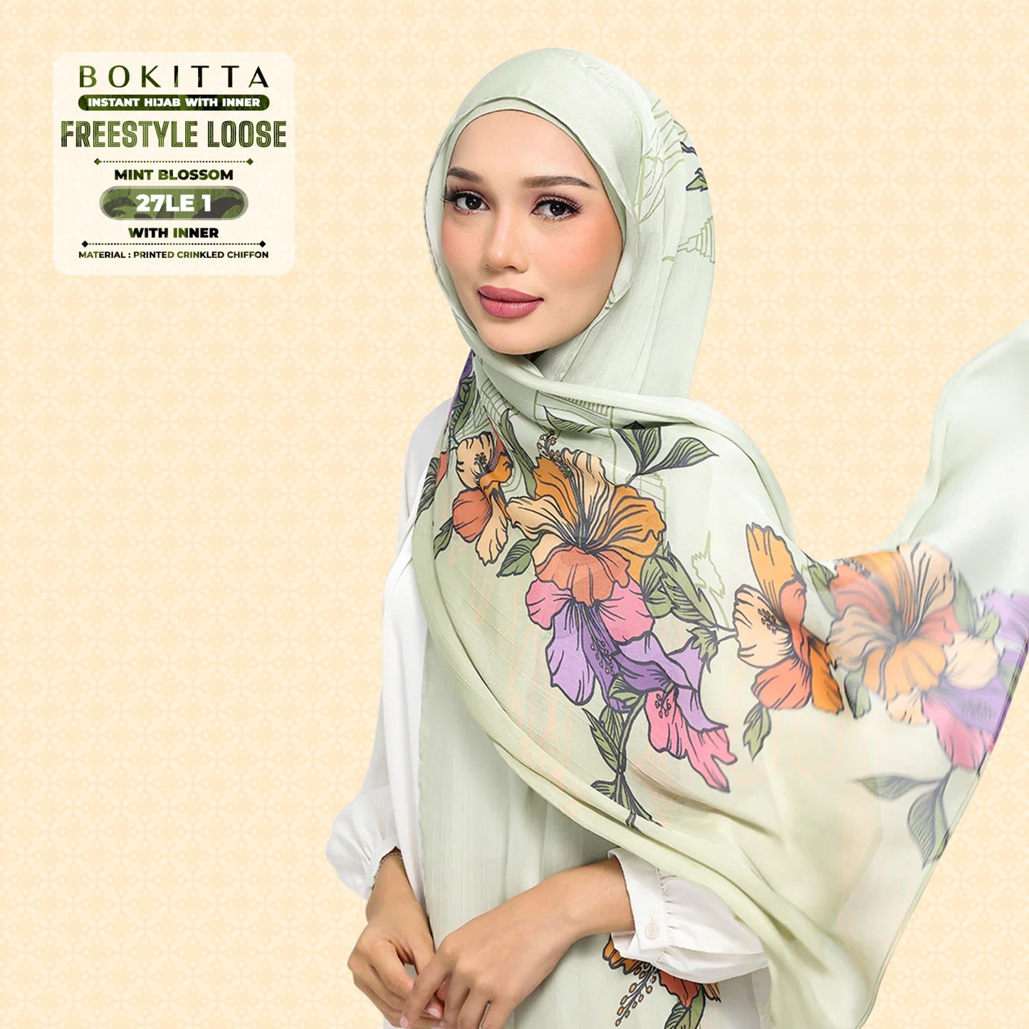 Bokitta Inspired Mint Blossoms Collecion - Free Box
