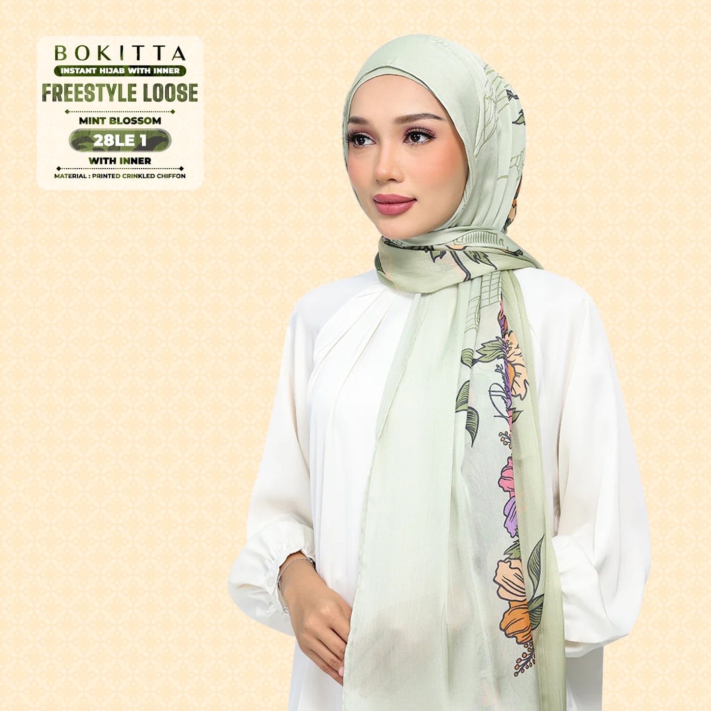 Bokitta Inspired Mint Blossoms Collecion - Free Box