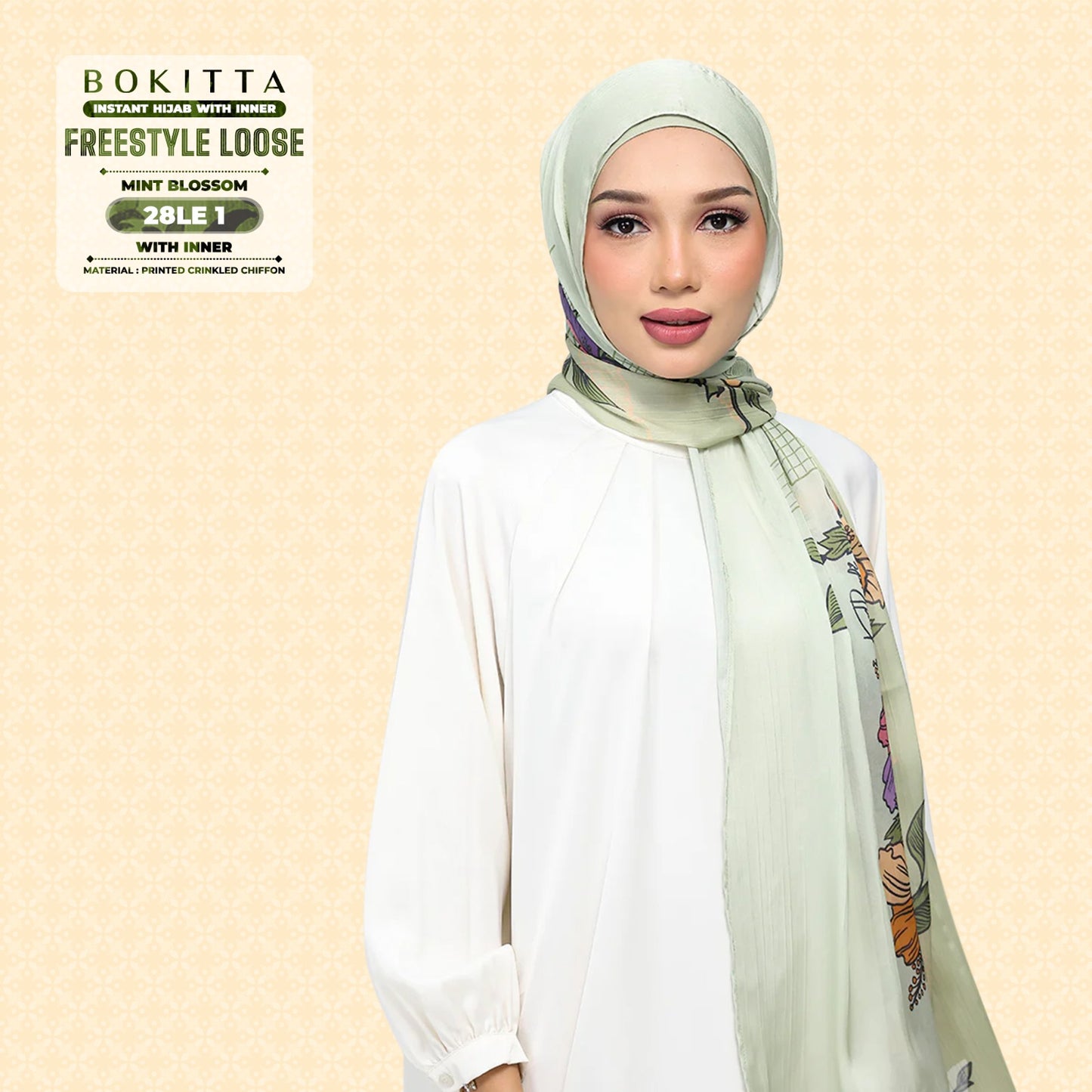 Bokitta Inspired Mint Blossoms Collecion - Free Box