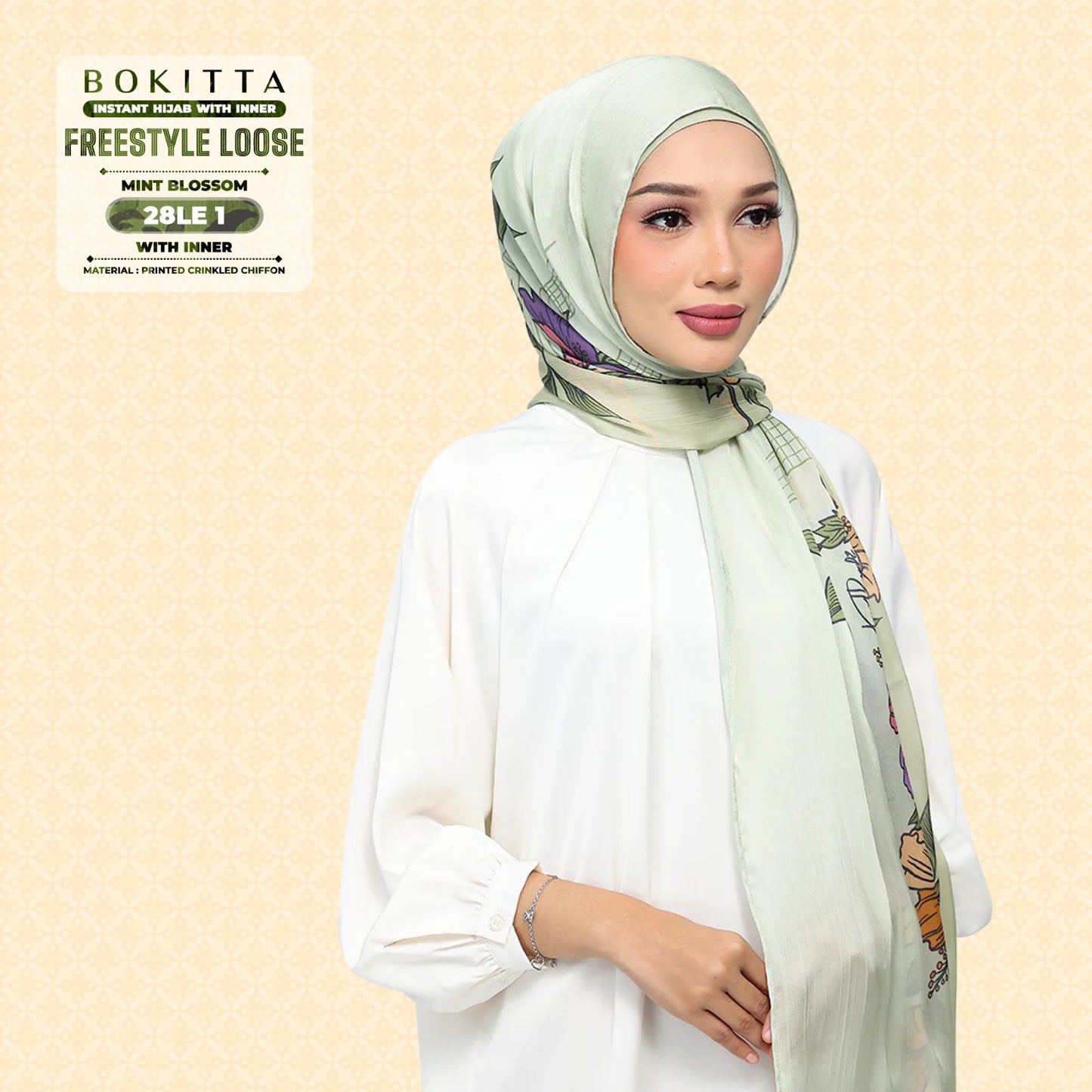 Bokitta Inspired Mint Blossoms Collecion - Free Box