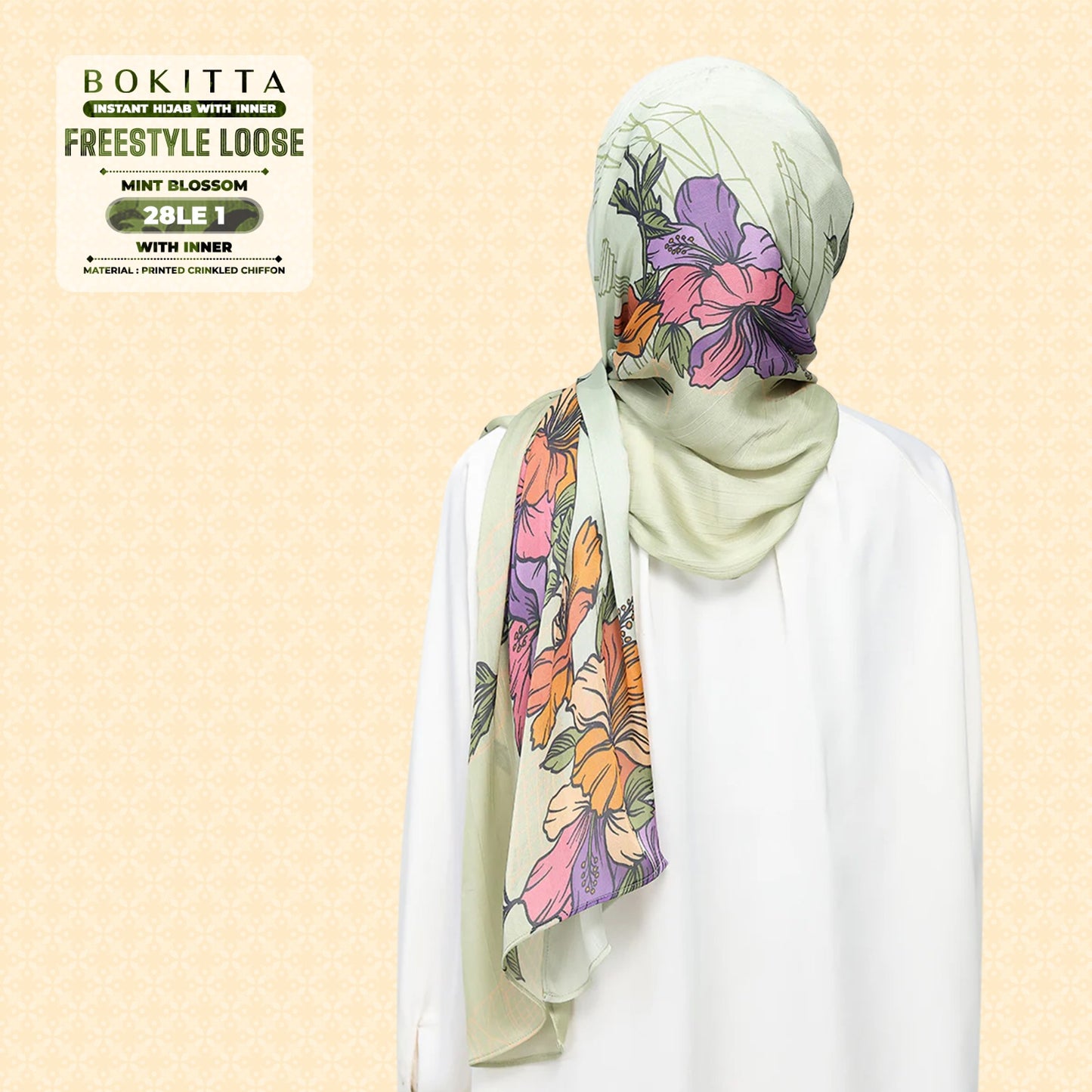 Bokitta Inspired Mint Blossoms Collecion - Free Box