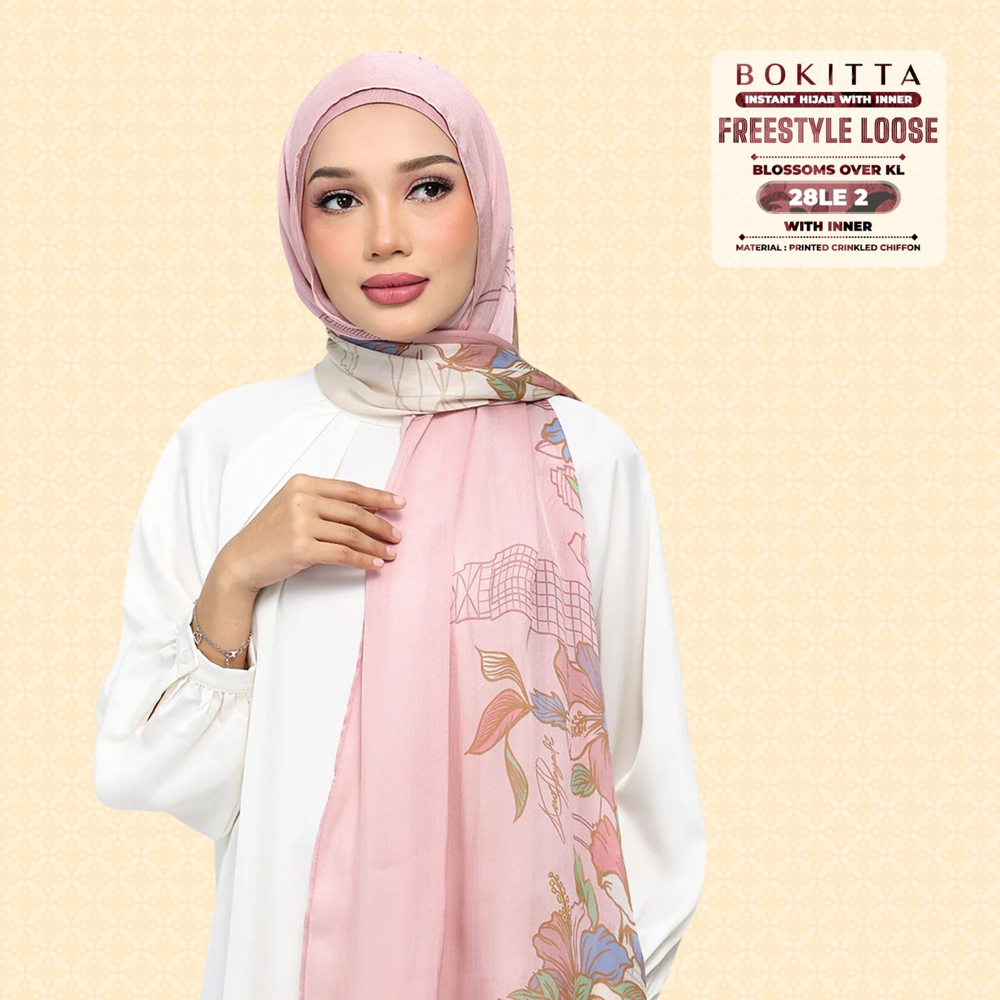 Bokitta Inspired Blossoms Over KL Collecion - Free Box