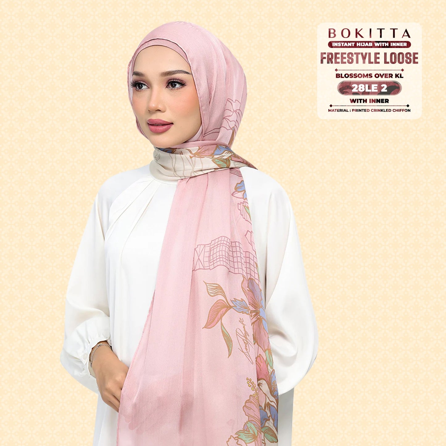 Bokitta Inspired Blossoms Over KL Collecion - Free Box