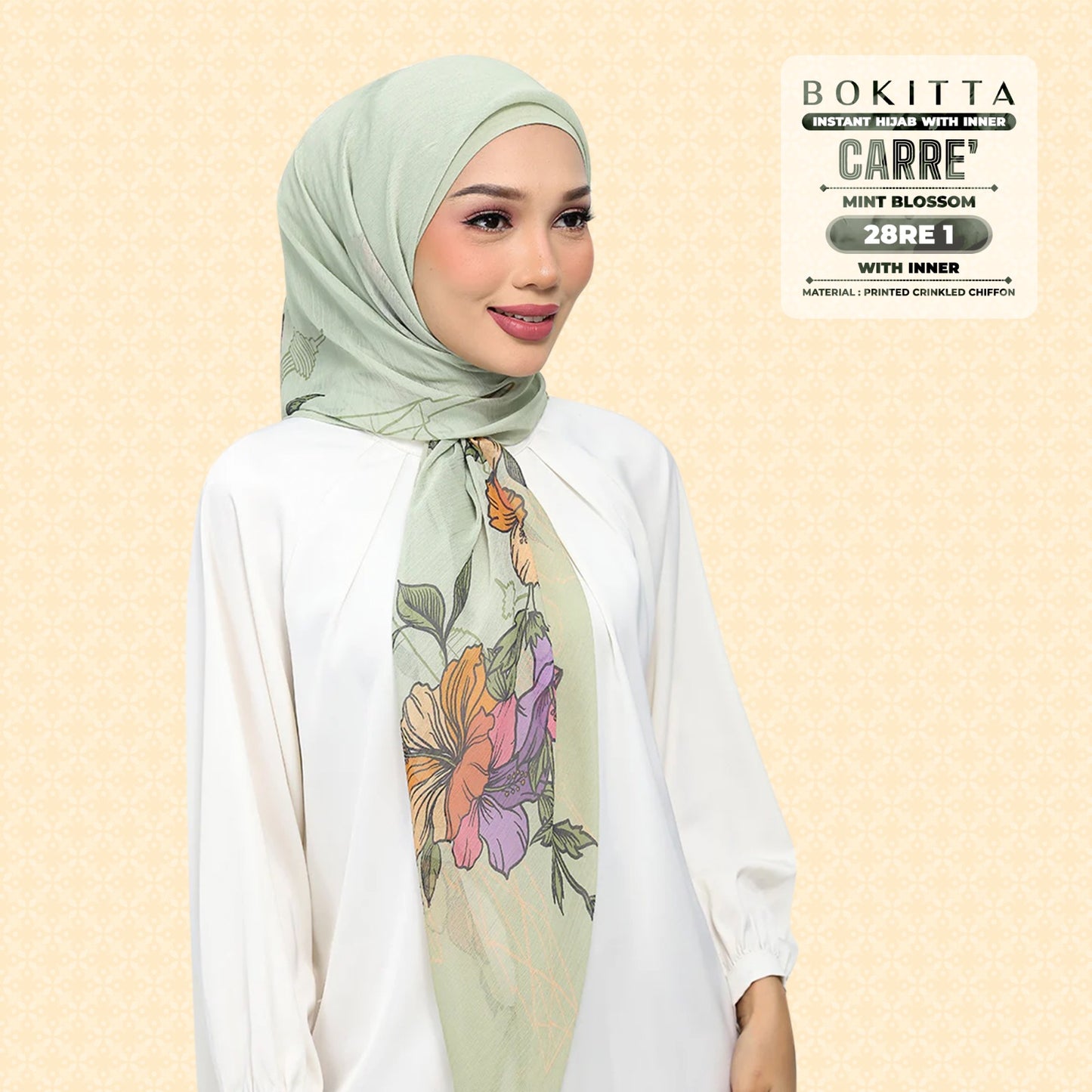 Bokitta Inspired Mint Blossoms Collecion - Free Box